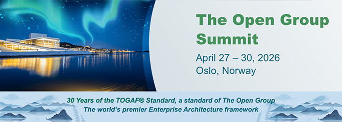 The Open Group EA PRACTITIONERS CONFERENCE Celebrating 30 years of The TOGAF&reg; Standard